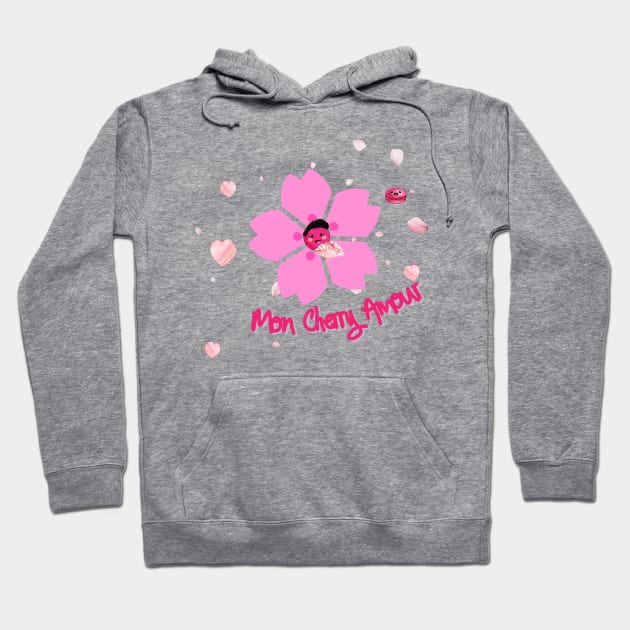 Mon cherry amour Hoodie by Once Upon a Find Couture 